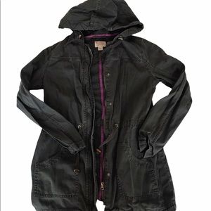 hooded cargo jacket